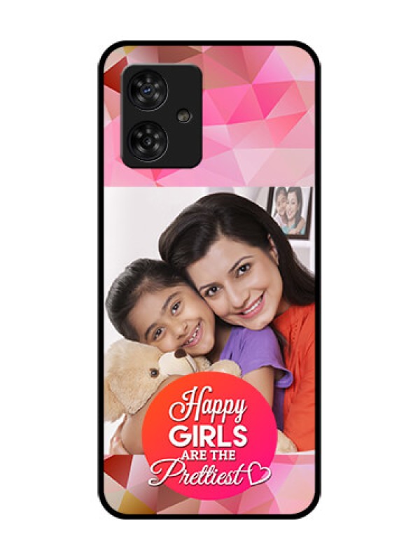 Custom Motorola Moto G64 5G Custom Metal Phone CaseAbstract Triangle Design