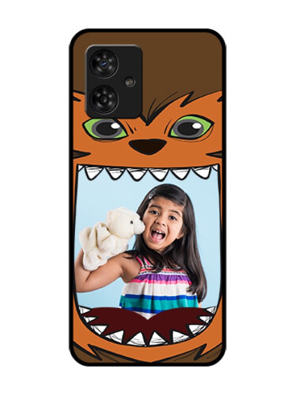 Custom Motorola Moto G64 5G Custom Metal Phone CaseOwl Monster Back Case Design