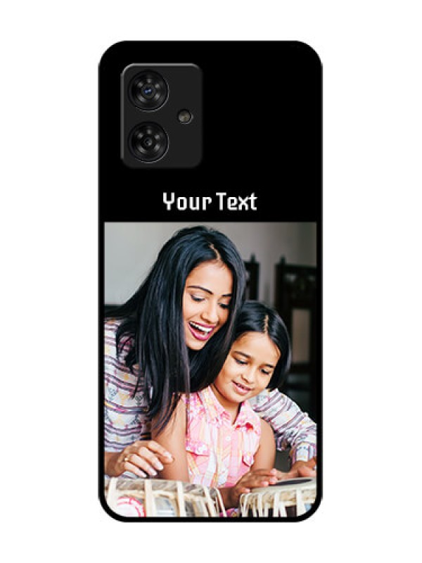 Custom Motorola Moto G64 5G Custom Metal Phone CasePhoto With Name Design