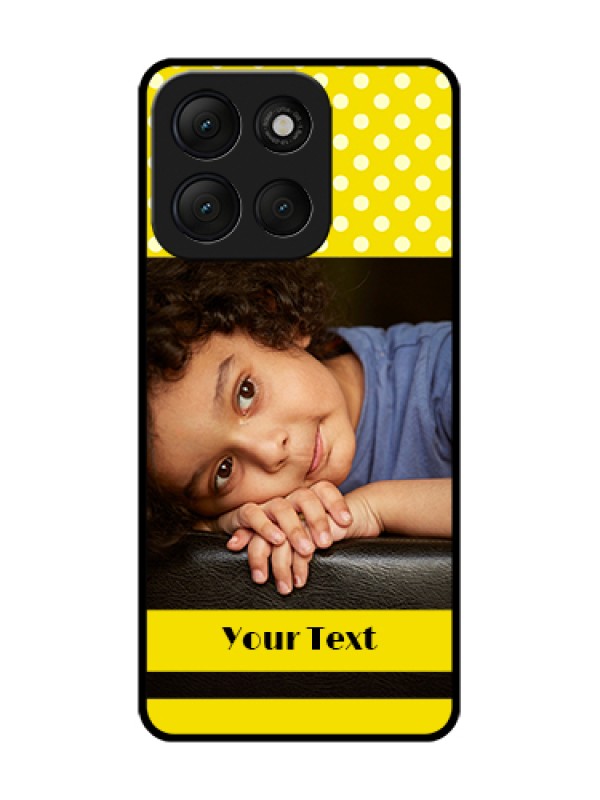 Custom Motorola G86 Power 5G Custom Metal Phone Case - Bright Yellow Case Design