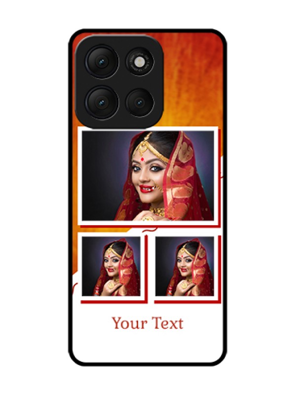 Custom Motorola G86 Power 5G Custom Metal Phone Case - Wedding Memories Design