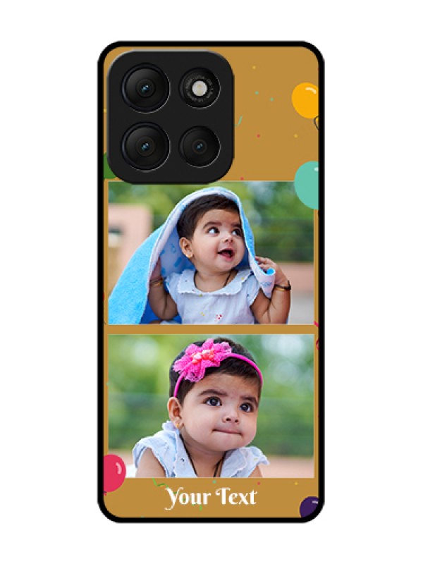 Custom Motorola G86 Power 5G Custom Metal Phone Case - Image Holder With Birthday Celebrations Design