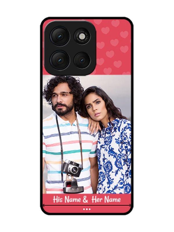 Custom Motorola G86 Power 5G Custom Metal Phone Case - Simple Love Design