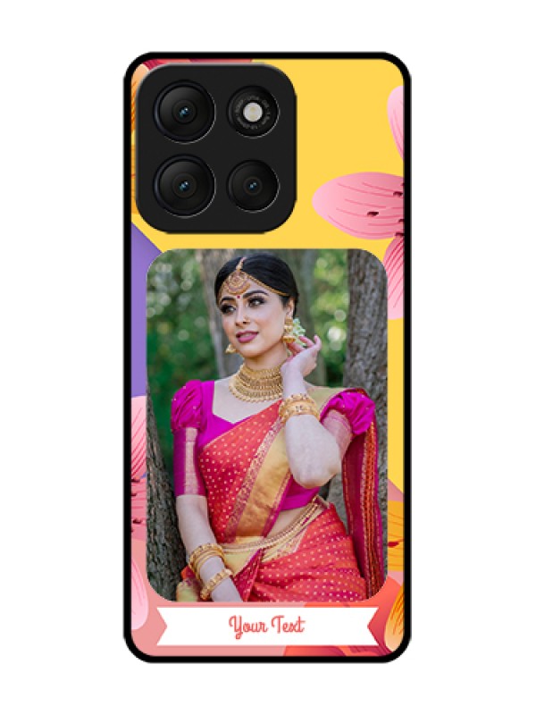 Custom Motorola G86 Power 5G Custom Metal Phone Case - 3 Image With Vintage Floral Design