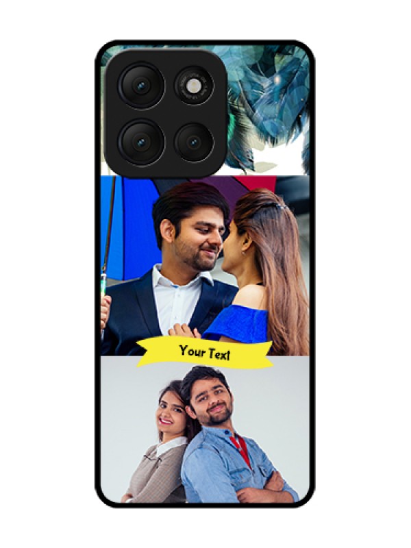 Custom Motorola G86 Power 5G Custom Metal Phone Case - Image With Boho Peacock Feather Design