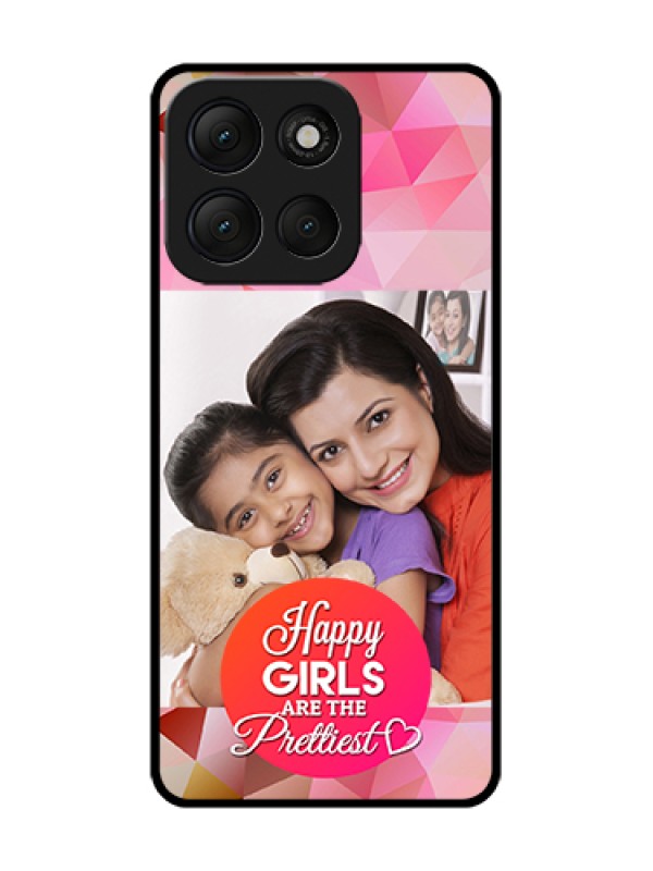 Custom Motorola G86 Power 5G Custom Metal Phone Case - Abstract Triangle Design