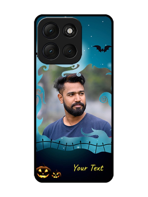 Custom Motorola G86 Power 5G Custom Metal Phone Case - Halloween Frame Design