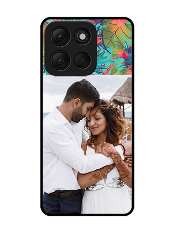 Custom Motorola G86 Power 5G Custom Metal Phone Case - Watercolor Floral Design