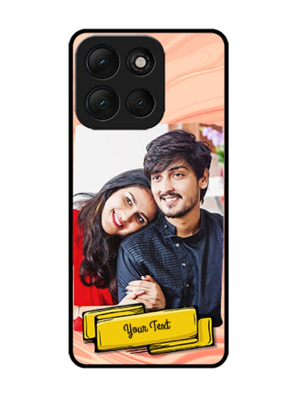 Custom Motorola G86 Power 5G Custom Metal Phone Case - Marble Texture Design