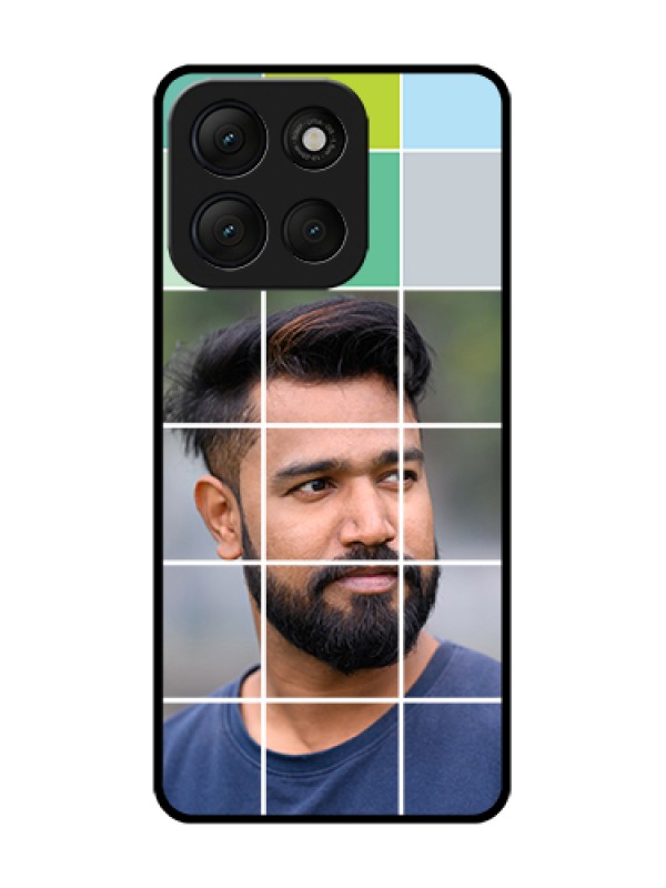 Custom Motorola G86 Power 5G Custom Metal Phone Case - With White Box Pattern