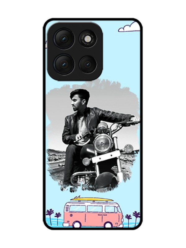 Custom Motorola G86 Power 5G Custom Metal Phone Case - Travel & Adventure Design