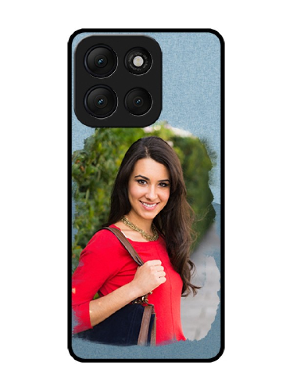 Custom Motorola G86 Power 5G Custom Metal Phone Case - Grunge Line Art Design