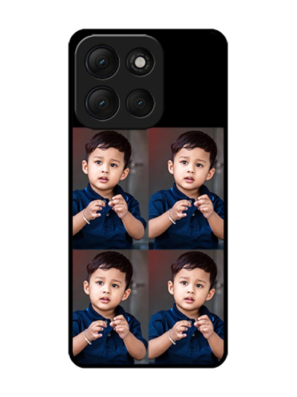 Custom Motorola G86 Power 5G Custom Metal Phone Case - 4 Image Holder Design