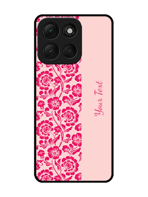 Custom Motorola G86 Power 5G Custom Metal Phone Case - Attractive Floral Pattern Design