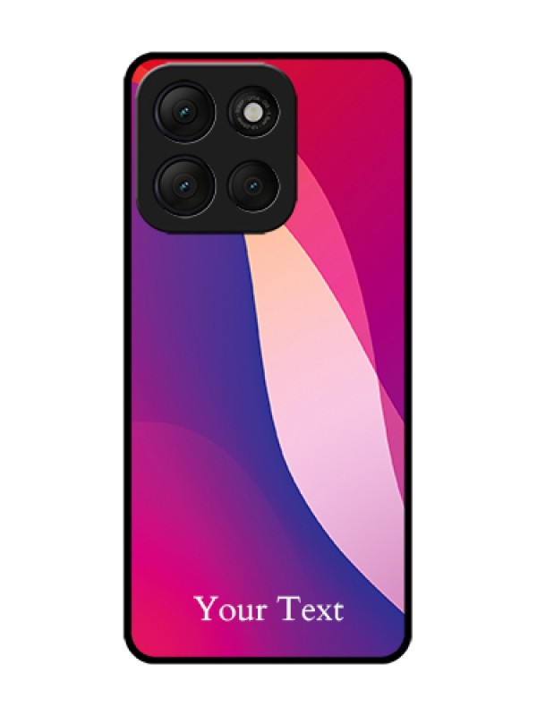 Custom Motorola G86 Power 5G Custom Metal Phone Case - Digital Abstract Overlap Design