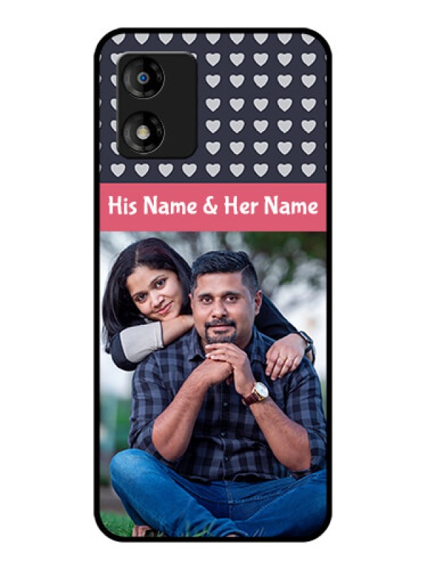 Custom Motorola Moto E13 Custom Metal Phone CaseLove Symbols Design