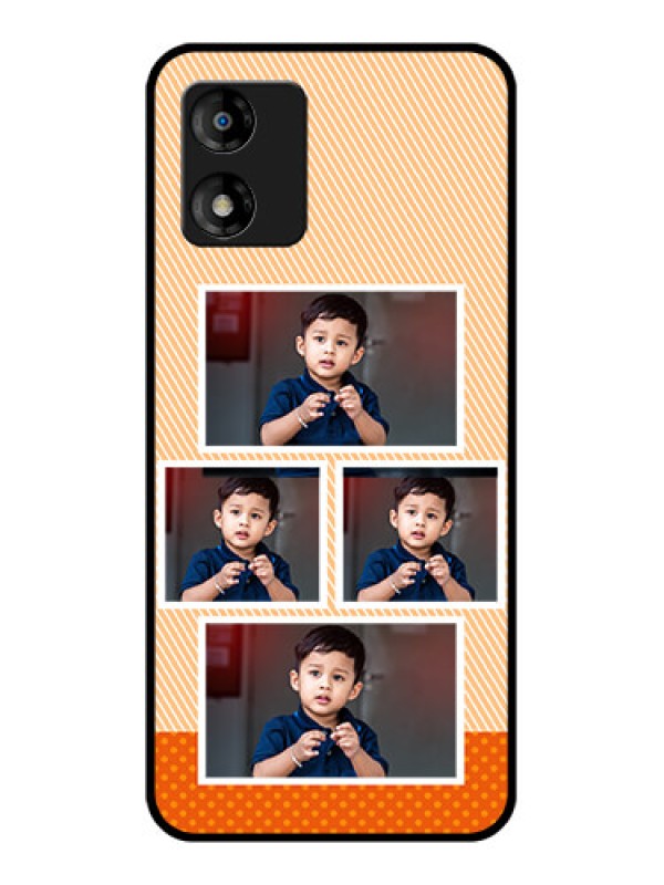 Custom Motorola Moto E13 Custom Metal Phone CaseBulk Photos Upload Design