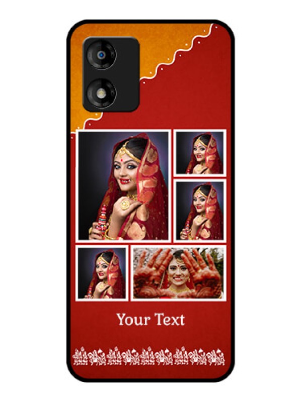 Custom Motorola Moto E13 Custom Metal Phone CaseWedding Pic Upload Design