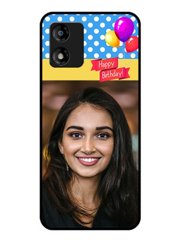 Custom Motorola Moto E13 Custom Metal Phone CaseHappy Birthday Design