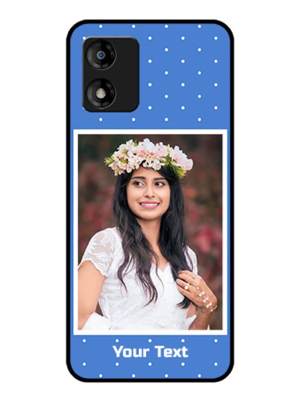 Custom Motorola Moto E13 Custom Metal Phone CasePolka Dots Design