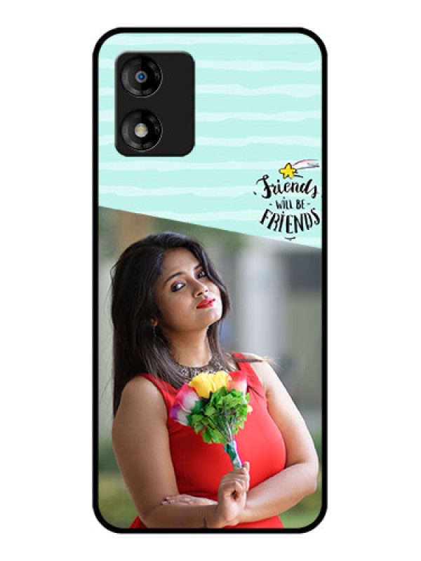 Custom Motorola Moto E13 Custom Metal Phone CaseFriends Picture Icon Design