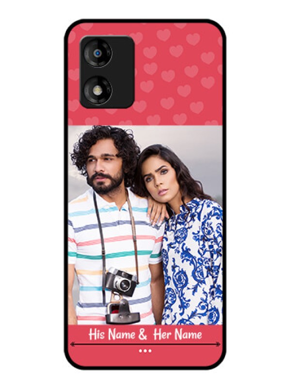 Custom Motorola Moto E13 Custom Metal Phone CaseSimple Love Design