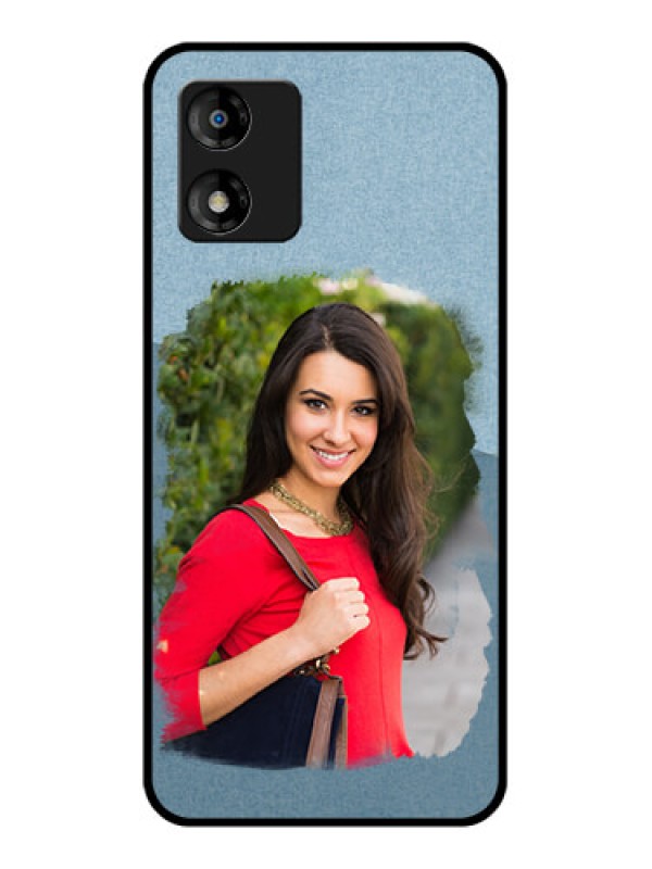 Custom Motorola Moto E13 Custom Metal Phone CaseGrunge Line Art Design