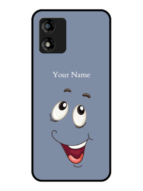 Custom Motorola Moto E13 Custom Metal Phone CaseLaughing Cartoon Face Design