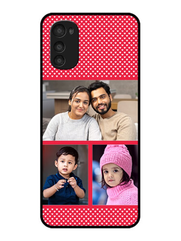 Custom Moto E32s Custom Metal Phone Case - Bulk Photo Upload Design