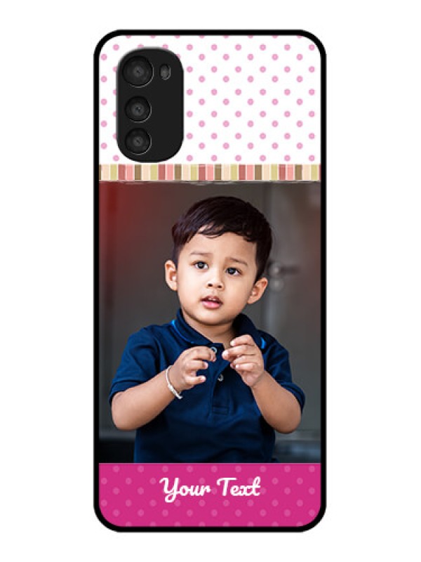 Custom Moto E32s Custom Metal Phone Case - Cute Girls Cover Design