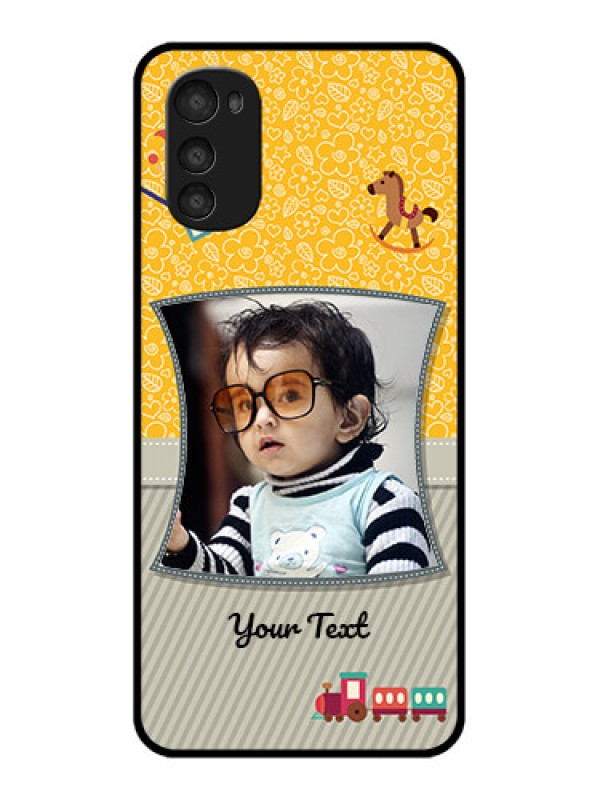 Custom Moto E32s Custom Metal Phone Case - Baby Picture Upload Design