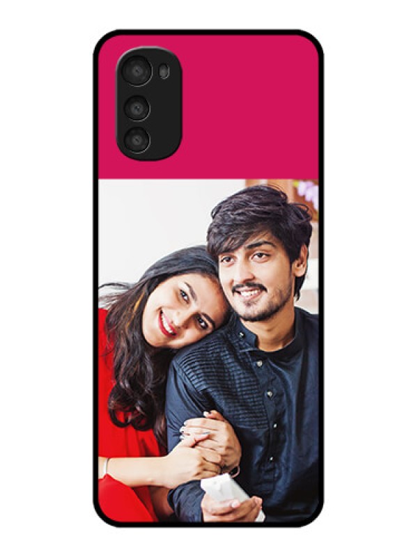 Custom Moto E32s Custom Metal Phone Case - Anniversary Cover Design