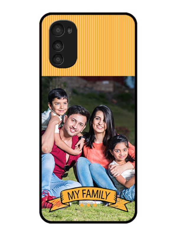 Custom Moto E32s Custom Metal Phone Case - My Family Design