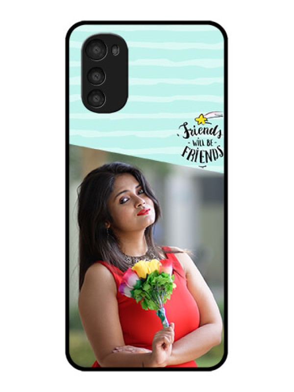 Custom Moto E32s Custom Metal Phone Case - Friends Picture Icon Design