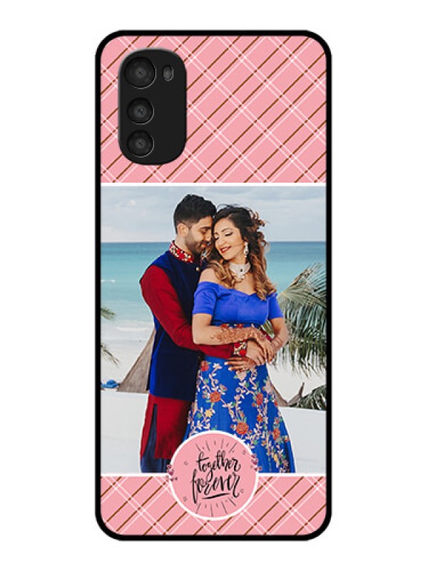 Custom Moto E32s Custom Metal Phone Case - Together Forever Design