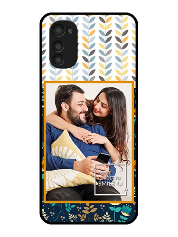 Custom Moto E32s Custom Metal Phone Case - Pattern Design