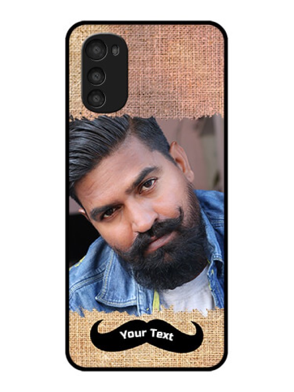 Custom Moto E32s Custom Metal Phone Case - With Texture Design