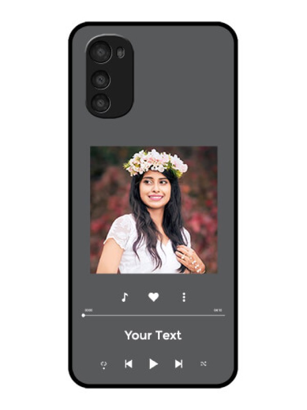 Custom Moto E32s Custom Metal Phone Case - Play The Music Design