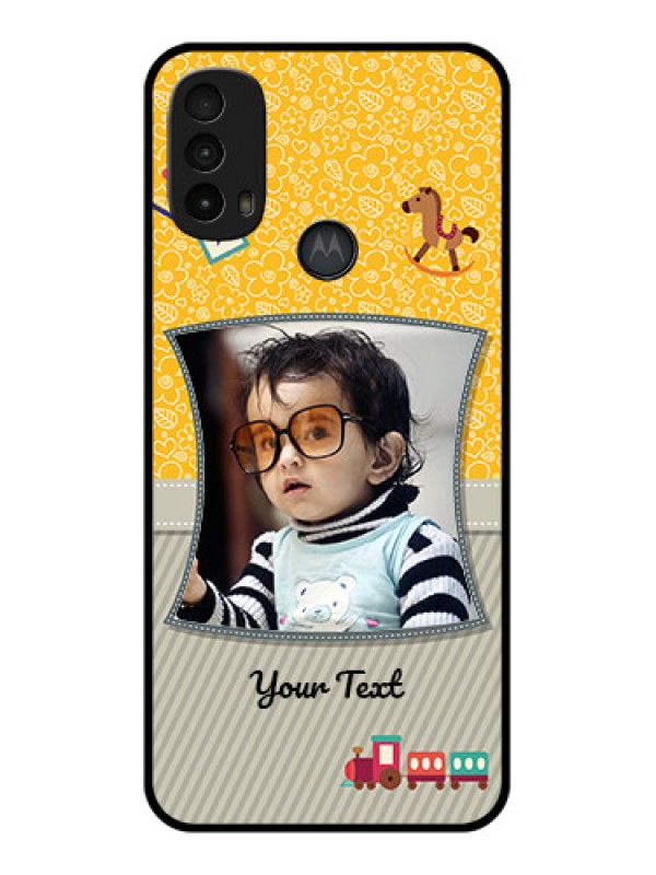 Custom Moto E40 Custom Metal Phone Case - Baby Picture Upload Design