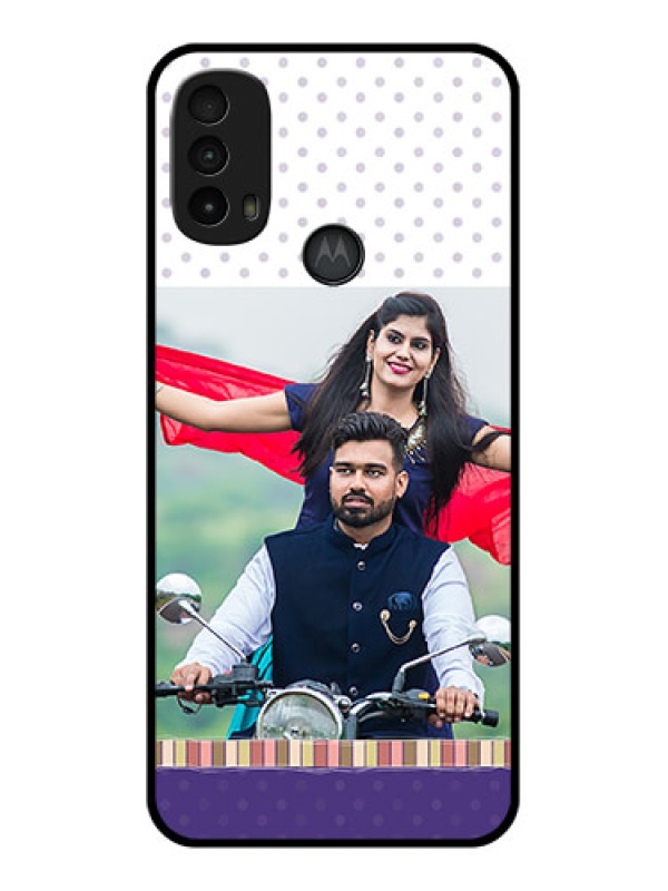 Custom Moto E40 Custom Metal Phone Case - Cute Family Design