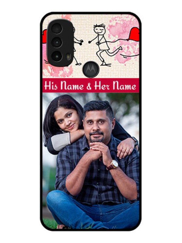 Custom Moto E40 Custom Metal Phone Case - You And Me Case Design