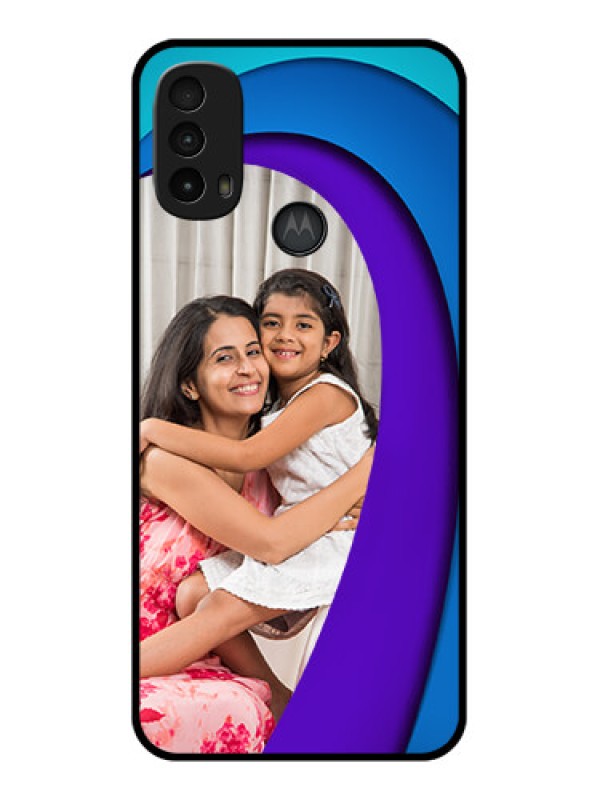 Custom Moto E40 Custom Metal Phone Case - Simple Pattern Design