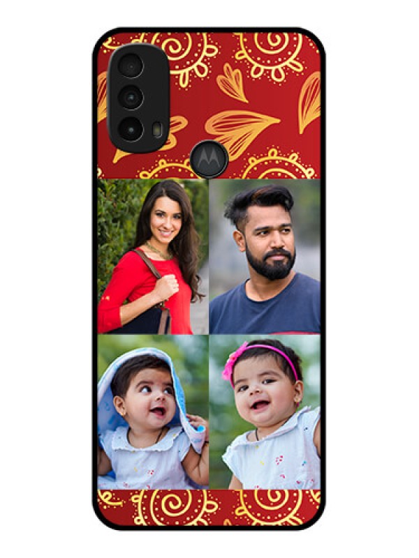 Custom Moto E40 Custom Metal Phone Case - 4 Image Traditional Design