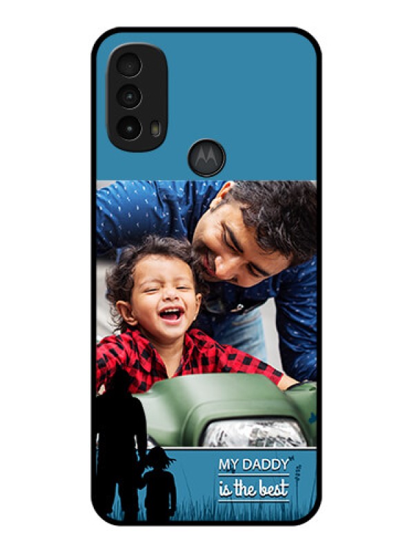 Custom Moto E40 Custom Metal Phone Case - Best Dad Design