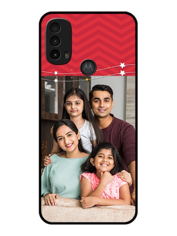 Custom Moto E40 Custom Metal Phone Case - Happy Family Design