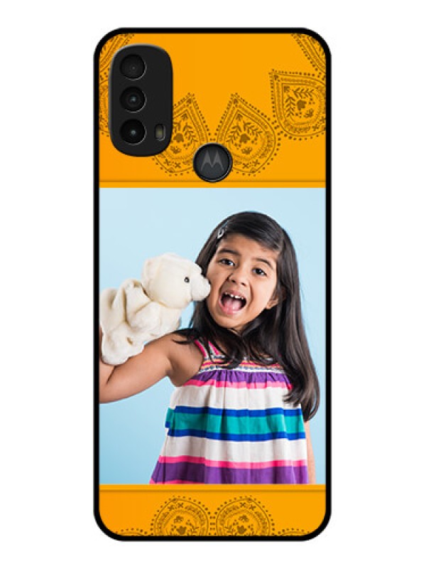 Custom Moto E40 Custom Metal Phone Case - Photo Wedding Design