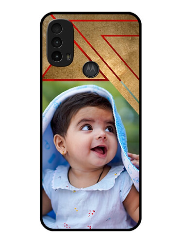 Custom Moto E40 Custom Metal Phone Case - Gradient Abstract Texture Design