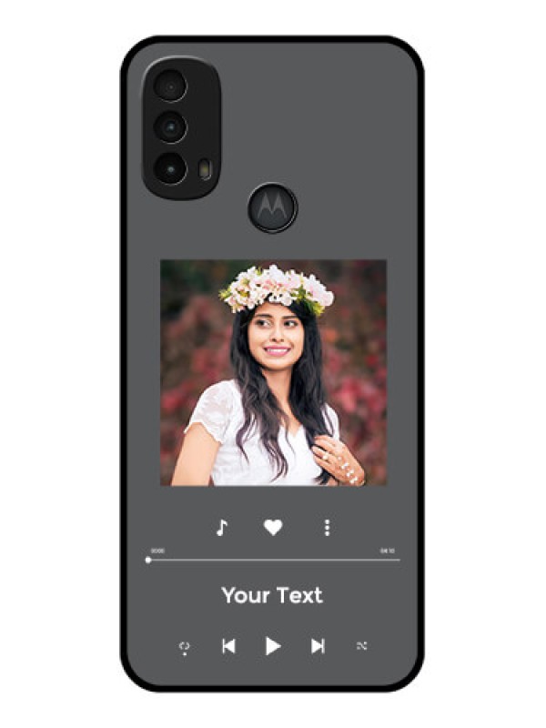 Custom Moto E40 Custom Metal Phone Case - Play The Music Design