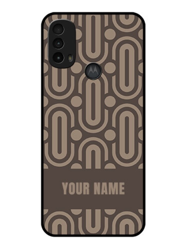 Custom Moto E40 Custom Metal Phone Case - Captivating Zero Pattern Design
