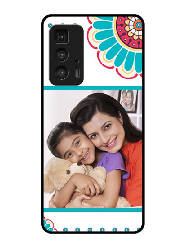 Custom Edge 20 Pro Custom Metal Phone Case - Flower Design